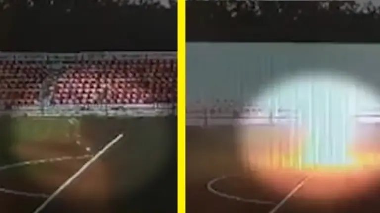 Jugador imáctado por un rayo
