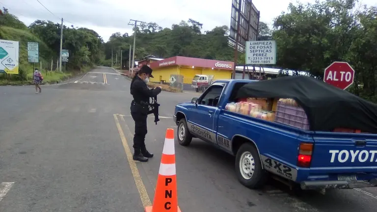 Retén policial
