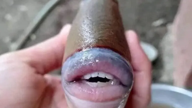 Pescado con dientes
