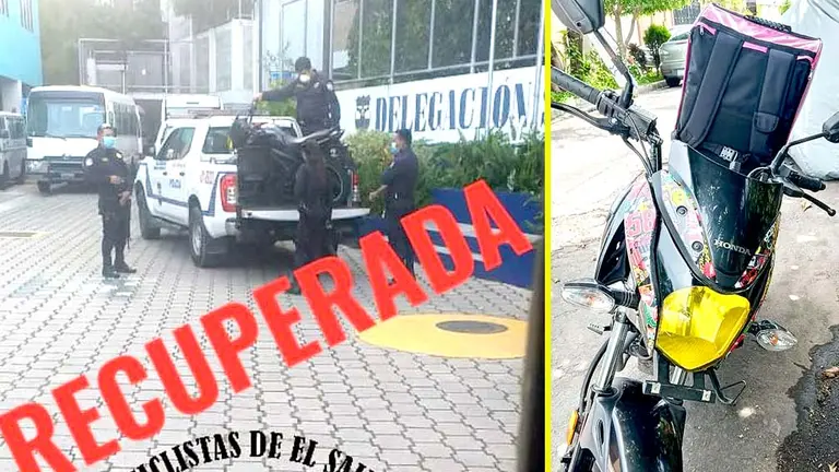 Recuperan moto robada en Mejicanos Foto tomada de Motociclistas de El Salvador 4