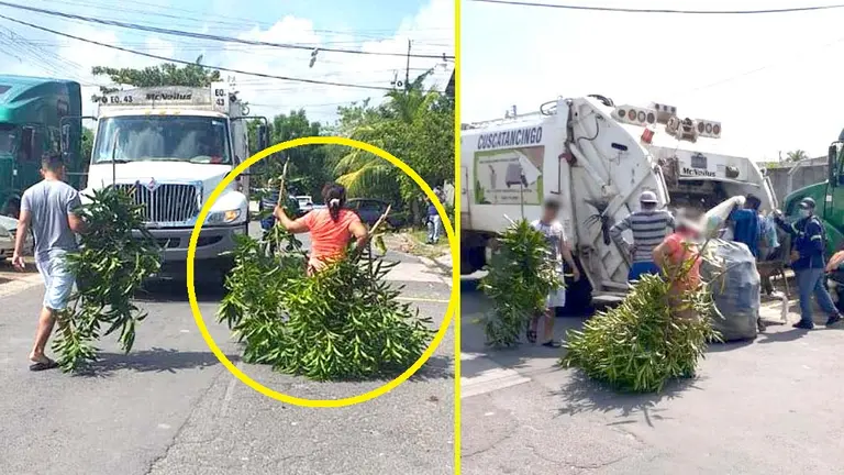 Vecinos confrontan a empleados municipales de Cuscatancingo Foto tomada de la alcaldía 4