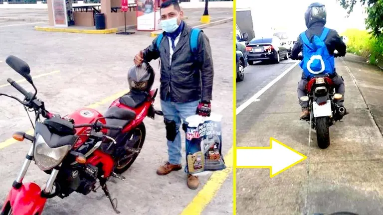 Motociclista solidario es premiado Foto Motociclistas de El Salvador 5