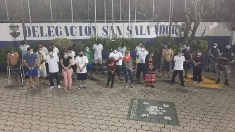 Detenidos al sur de San Salvador
