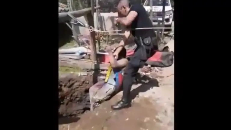 Rescate de niño en Cacaopera