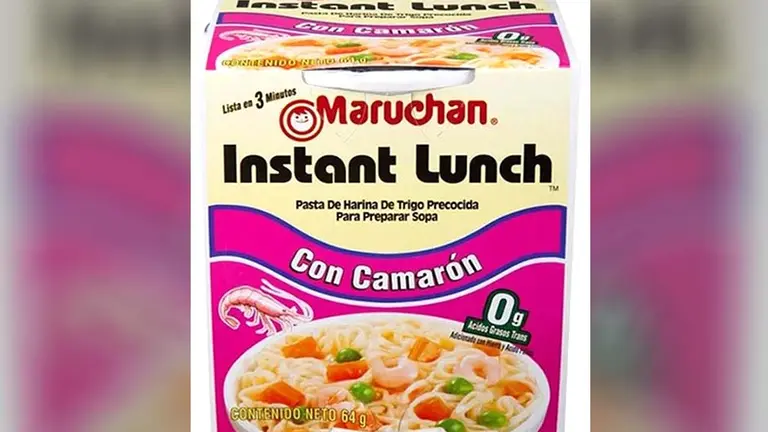 Sopas Maruchan imagen tomada de El Universal 2