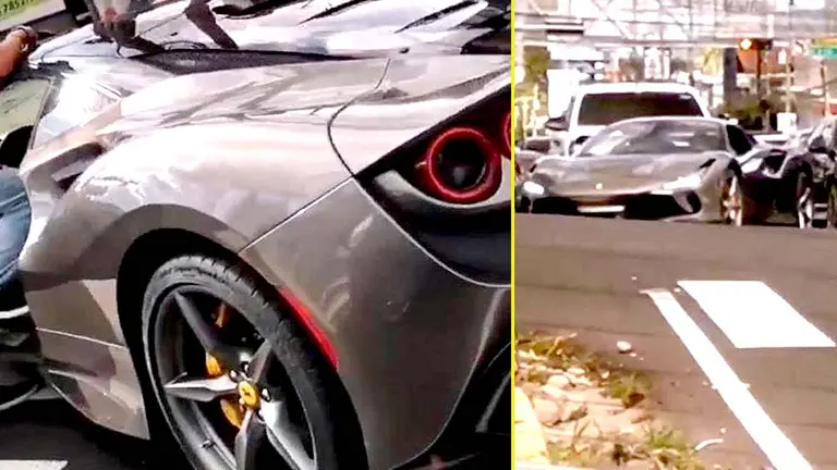 Choque de Ferrari foto 4 tomada de Todo Noticias