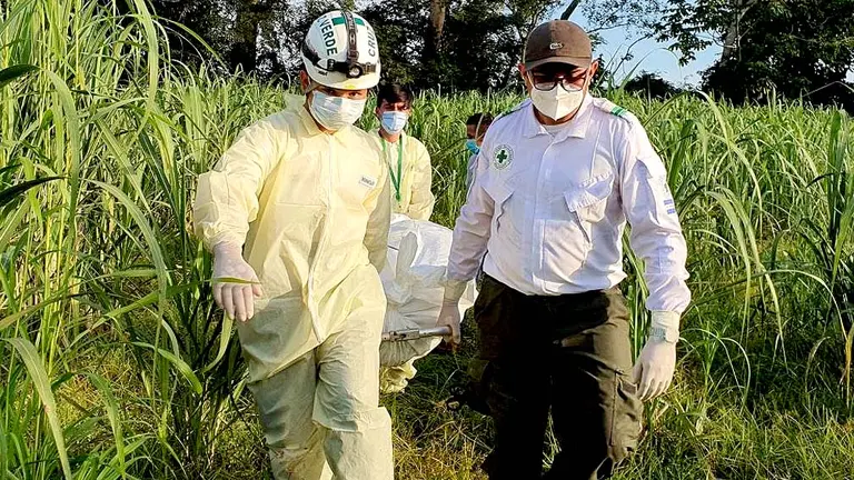 Día agotador para Cruz Verde 3 cadáveres fueron recuperados Foto Cruz Verde 1
