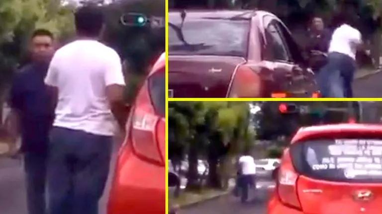 Ciudadanos se agarran a golpes 4 foto tomada de Todo Motor