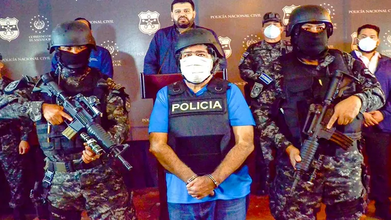 Presentación del empresario capturado Miguel Ernesto Daura Mijango por evavir $293 millones foto tomada de la Secretaría de Prensa de la Presidencia