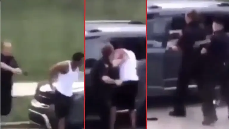 Negro baleado por policías 1