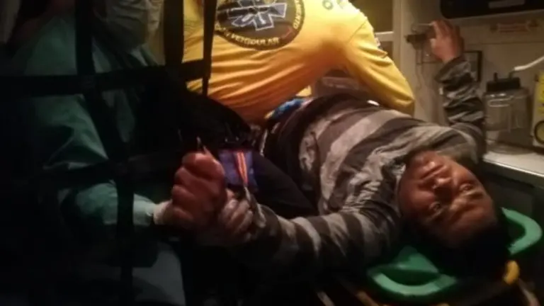 Herido de dos balazos