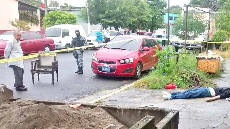 Doble homicidio en Las Cañas Foto cortesía Cruz Verde