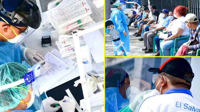 Realizan pruebas de Covid19 en Ilopango Foto tomada de la Secretaría de Prensa de la Presidencia 4