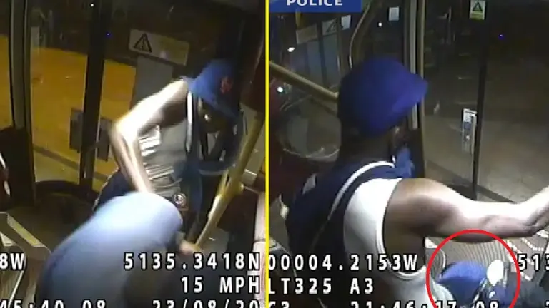 Paliza en bus de Londres