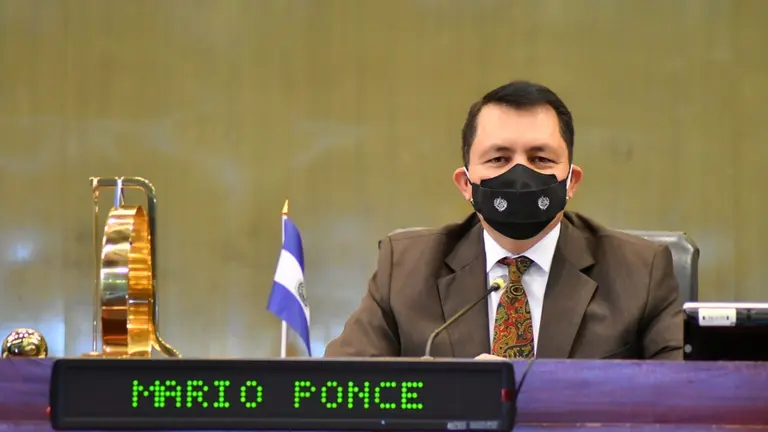 Mario Ponce en sesión plenaria