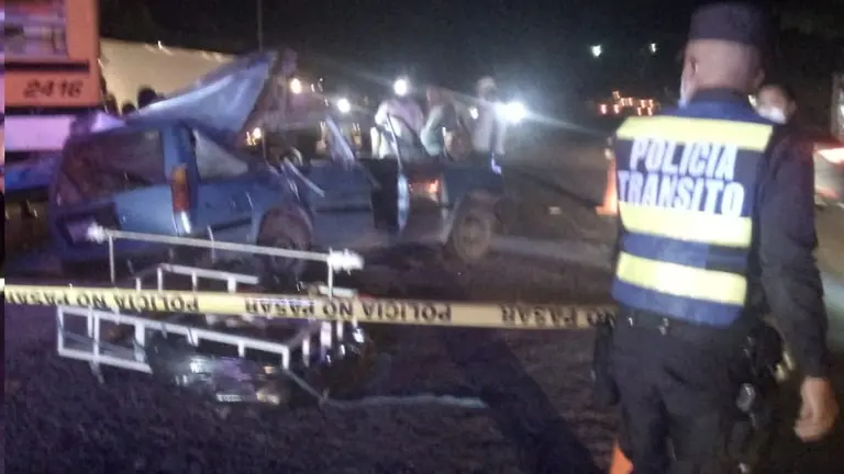 Accidente en Santa Cruz Michapa