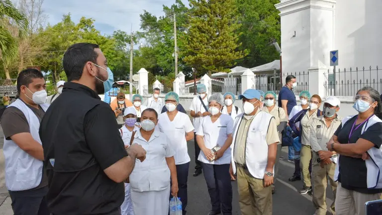 Cerco Sanitario en Chalchuapa