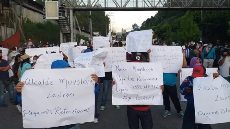 Protestas contra Muyshondt