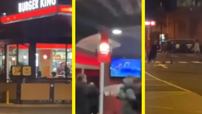 Pelea en Burger King