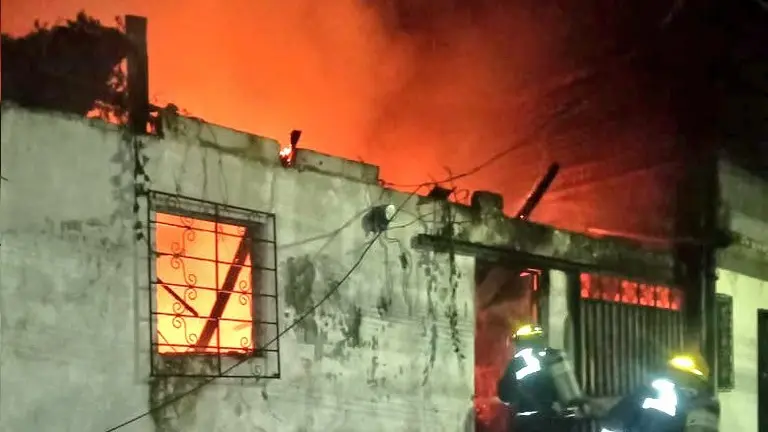 Vivienda quemada