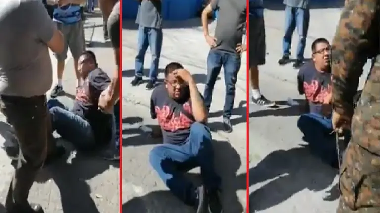 Supuesto ladrón en San Jacingo