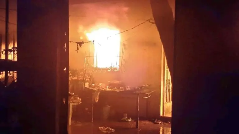 Incendio en Metapán