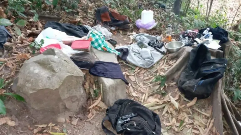 Campamento de la MS en La Paz