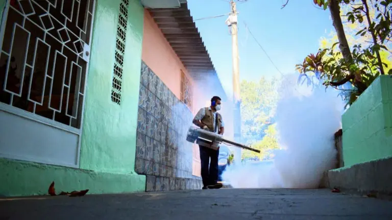 Fumigación en Los Conacastes