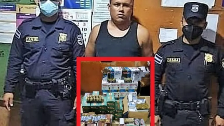 Detenido con munición