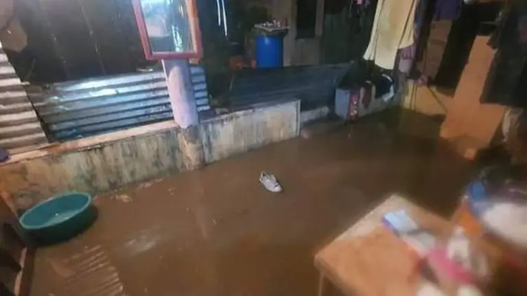 Inundaciones en casas de Aguilares