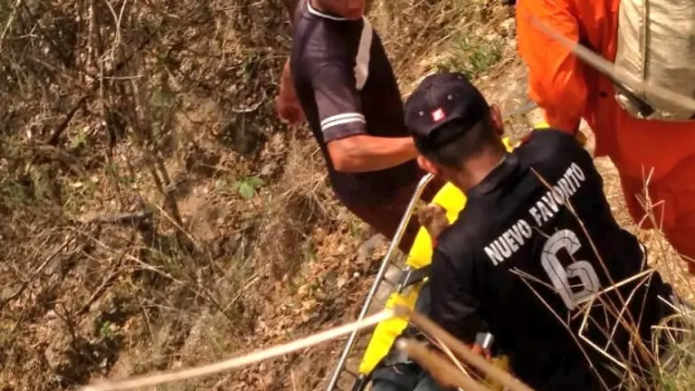 Hombre barranco