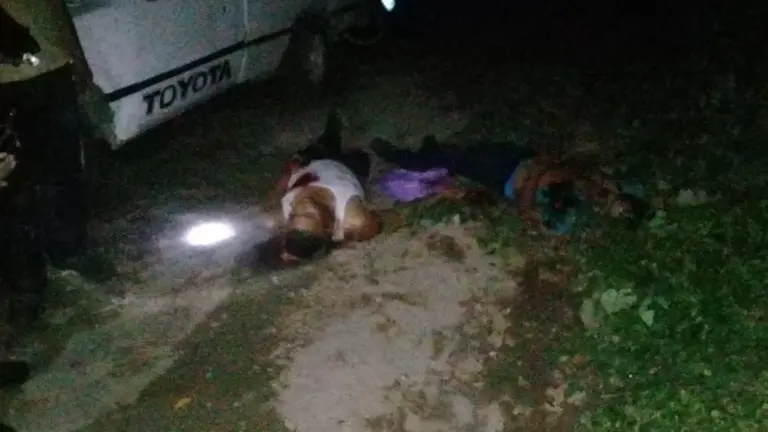 Motociclistas asesinados en San Martín
