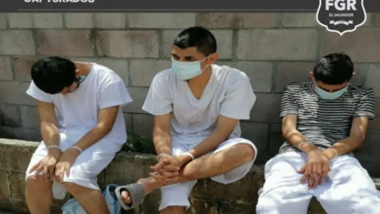 Tres pandilleros de la MS