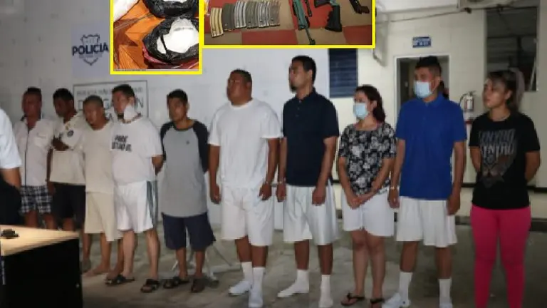 21 detenidos en Santa Ana