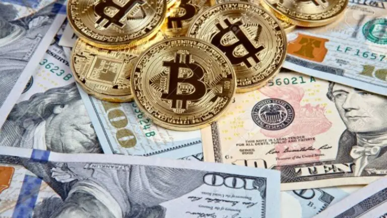 Bitcoin con dólares