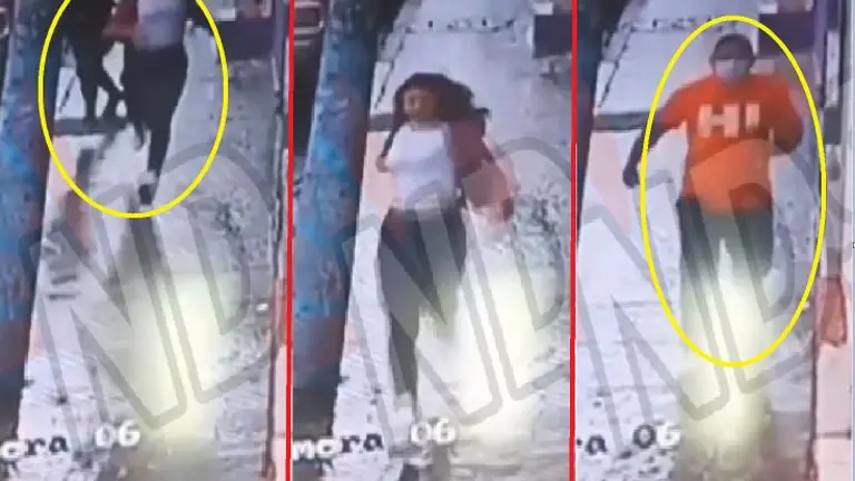 Mujeres persiguen a ladrón