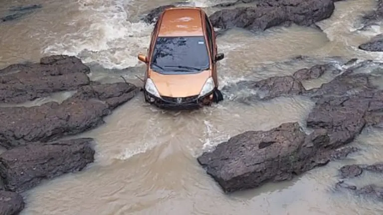 Conductor rescatado en Morazán