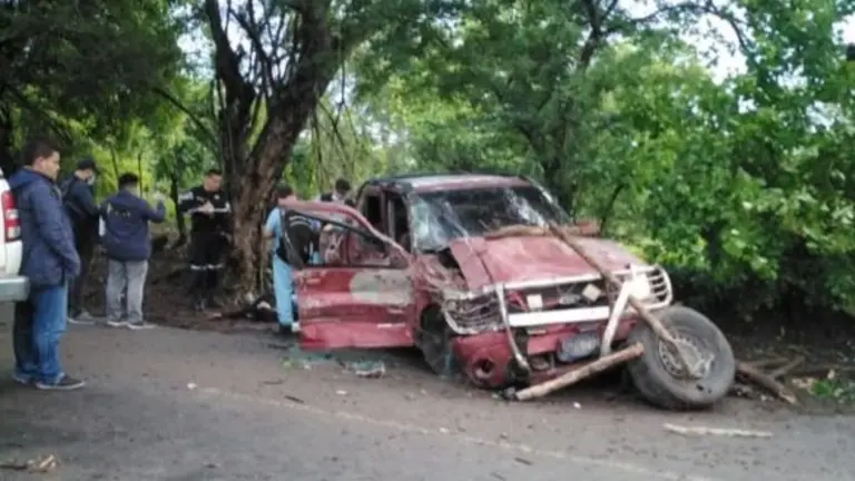 Accidente en la Paz con dos muertas