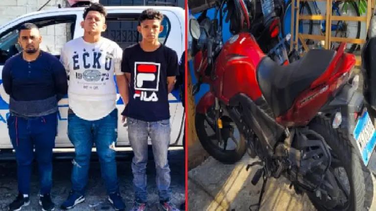 Asaltaban en motociclista