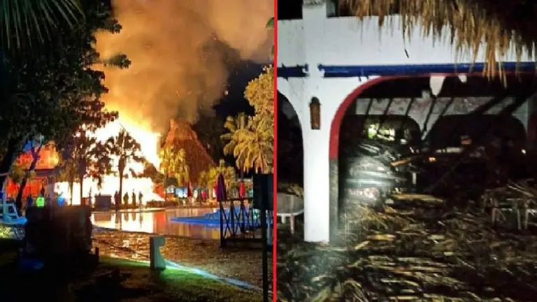 Incendio en rancho del Decameron