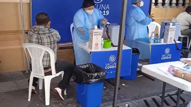 Vacuna en Centro Histórico