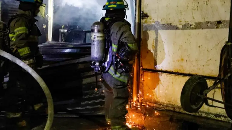 Incendio en Calle Gerardo Barrios