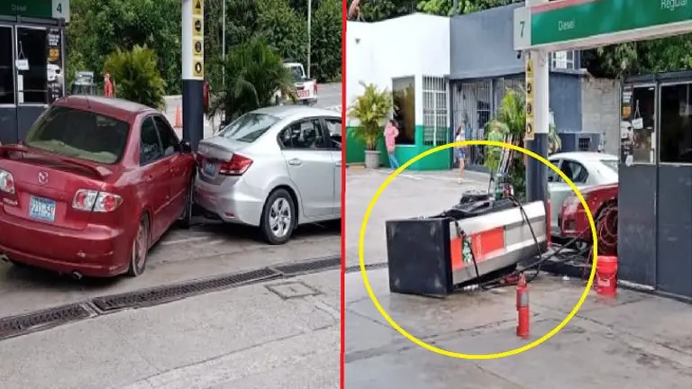 Conductora choca en Metapán