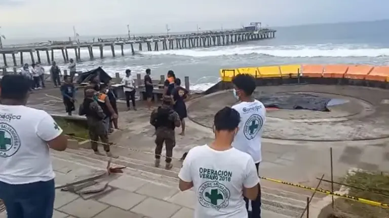 Joven ahogado en muelle del Puerto