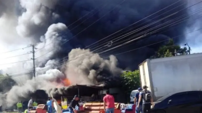 Incendio en tapicería