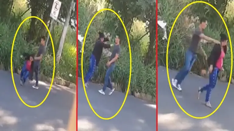 Hombre agrede a mujer