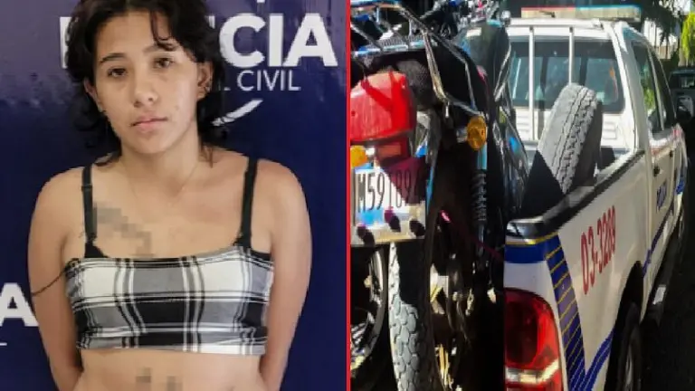 Circulaba con una moto robada