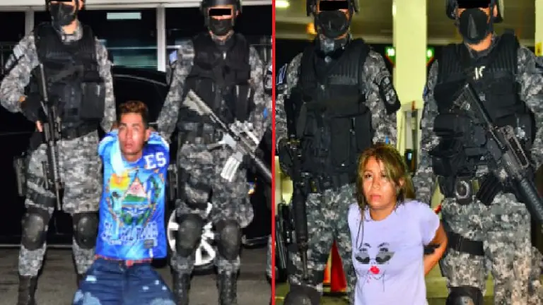 Pareja de asaltantes en Apopa