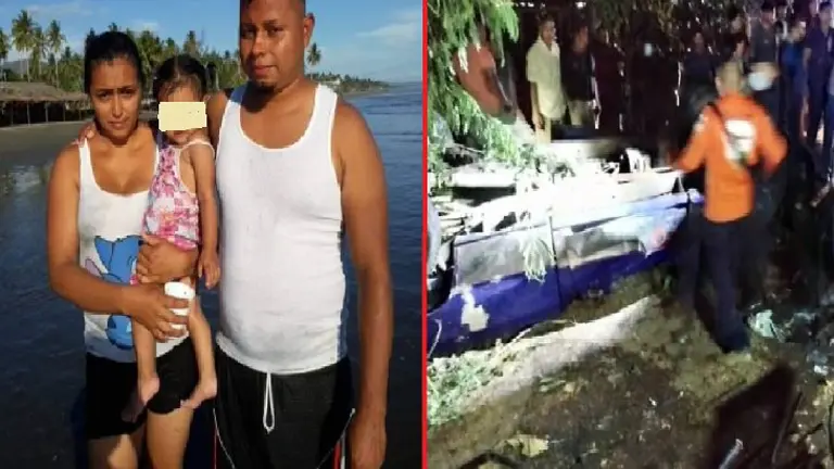 Familia muere en accidente de tránsito en Ciudad El Triunfo