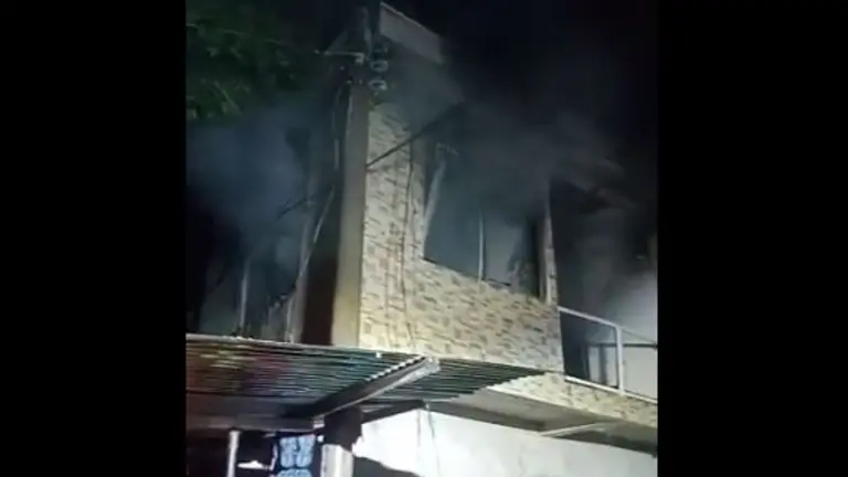 Incendio en Zapatería